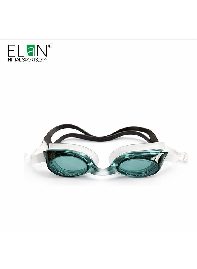ELAN Morex Professional Swim Goggles - Super Fine Clarity Lenses - Sleek Black Anti-Fog & UV Protection Swimming Goggles - No-Leak Silicone Seal with Super Enforced Vaccum Technology - Image 1