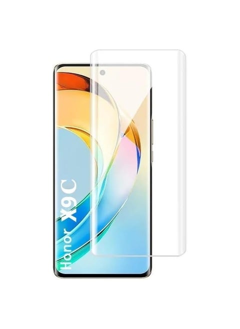 Honor X9C Screen Protector Tempered Glass [Full Adhesive][Full Coverage] [Bubble-Free] [Anti Scratch] HD Clear High Responsive for Honor X9C 5G (UV Clear)
