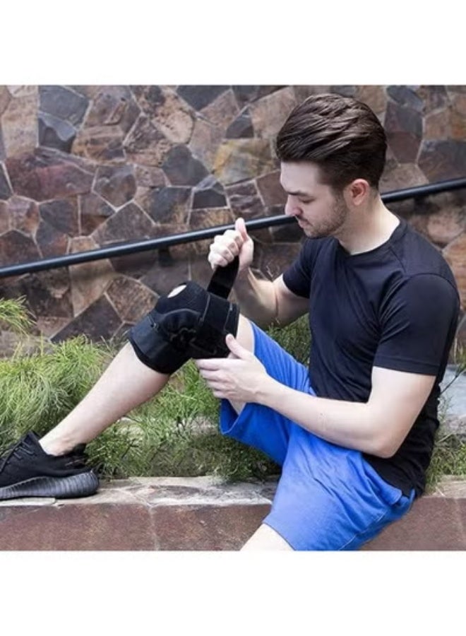 Dynamic Gear Open Patella Stabilizing Knee Brace with Dual Aluminum Hinges - Maximum Stabilization for Meniscus Tear, ACL, and Arthritis Pain Relief - Image 2