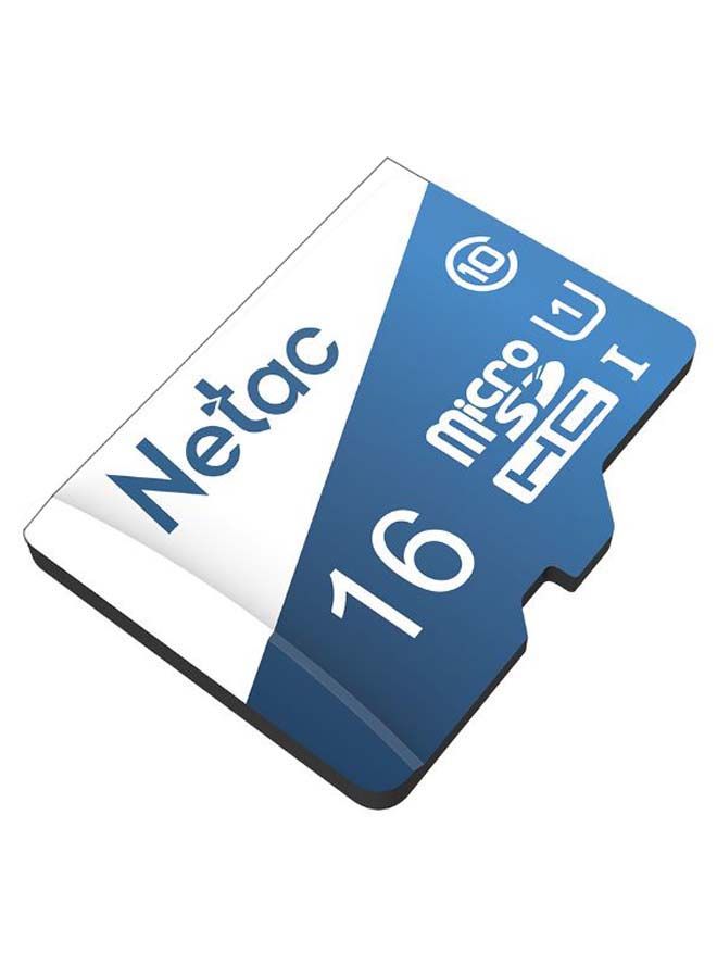 NIBEMINENT MicroSDHC Class 10 TF Flash Memory Card Blue/White - Image 1