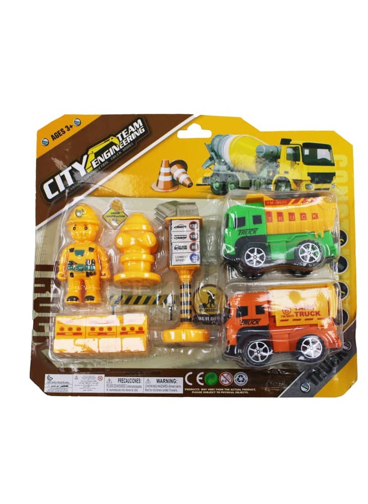 AL QADAH - City Fire Brigade 6Pcs Set - Image 1