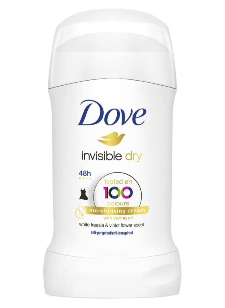 Dove - Invisible Dry Deodorant Stick – 40g - Image 1