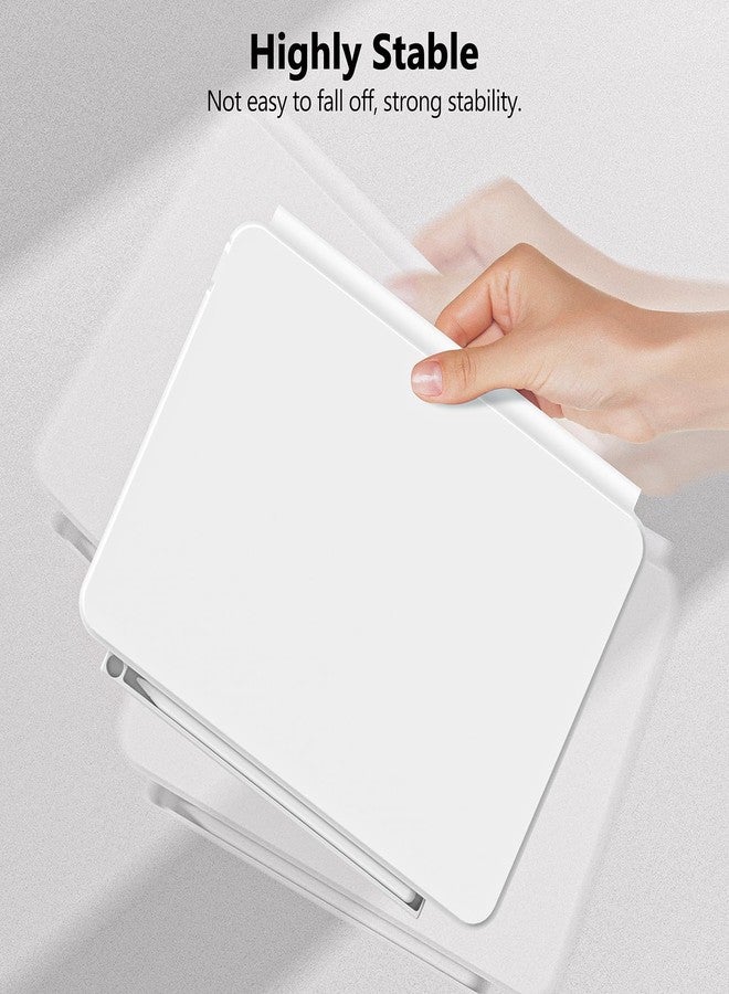 حامل قلم TALTAW السحري متوافق مع لوحة المفاتيح السحرية، وقلم Apple Pencil Pro/الجيل الثاني من قلم Apple Pencil. (أبيض) - Image 4