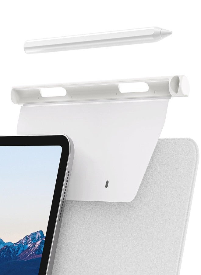 حامل قلم TALTAW السحري متوافق مع لوحة المفاتيح السحرية، وقلم Apple Pencil Pro/الجيل الثاني من قلم Apple Pencil. (أبيض) - Image 1