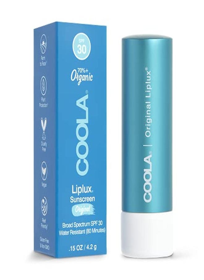 Organic Liplux Lip Balm And Sunscreen With Spf 30, Dermatologist Tested Lip Care For Daily Protection, Vegan And Gluten Free, 0.15 Oz - pzsku/Z12BD5D99730D575CC8BEZ/45/_/1646463868/966458a5-c176-48d7-8db0-575b5e027235