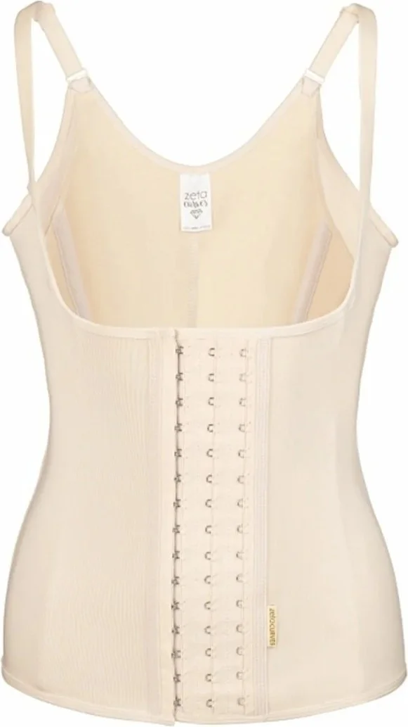 Mistirik Latex Belly Corset with Mystic Strap Extra Double Corset Tan Color