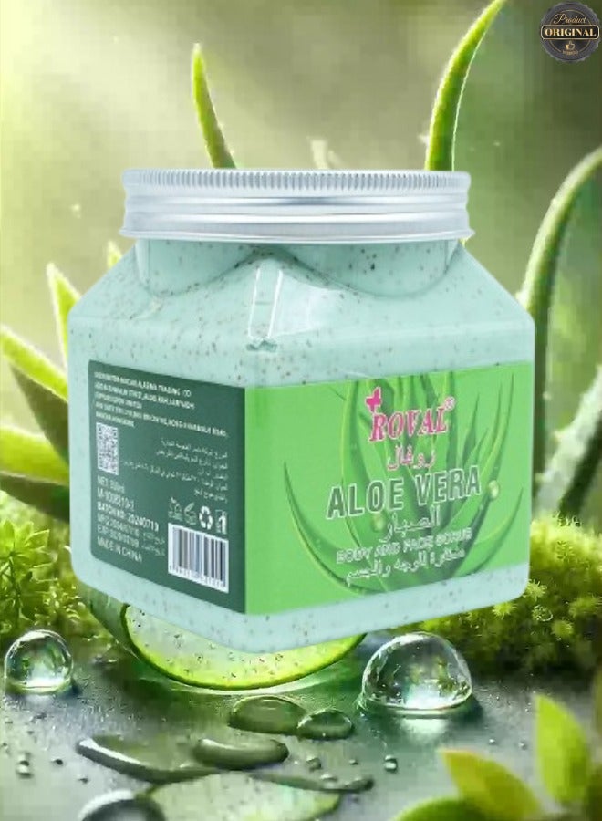 ROVAL 2 Pieces Aloe Vera Body And Face Scrub - Image 2