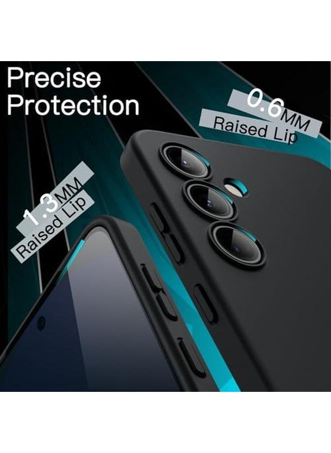 Jetech Slim Fit Case For Samsung Galaxy S24 Fe Flexible Soft Tpu Shockproof Thin Phone Cover With Matte Finish Black  - Image 5