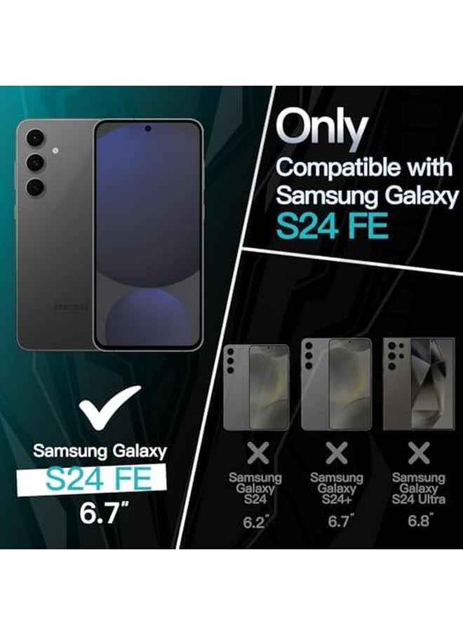Jetech Slim Fit Case For Samsung Galaxy S24 Fe Flexible Soft Tpu Shockproof Thin Phone Cover With Matte Finish Black  - Image 2