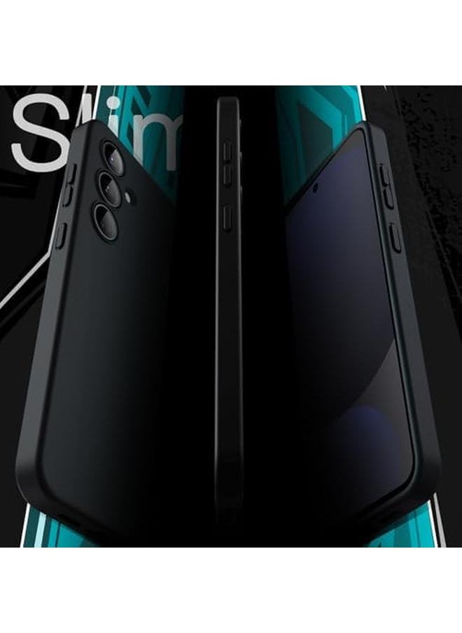Jetech Slim Fit Case For Samsung Galaxy S24 Fe Flexible Soft Tpu Shockproof Thin Phone Cover With Matte Finish Black  - Image 3