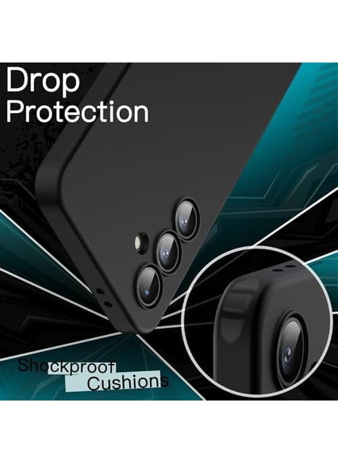 Jetech Slim Fit Case For Samsung Galaxy S24 Fe Flexible Soft Tpu Shockproof Thin Phone Cover With Matte Finish Black  - Image 4