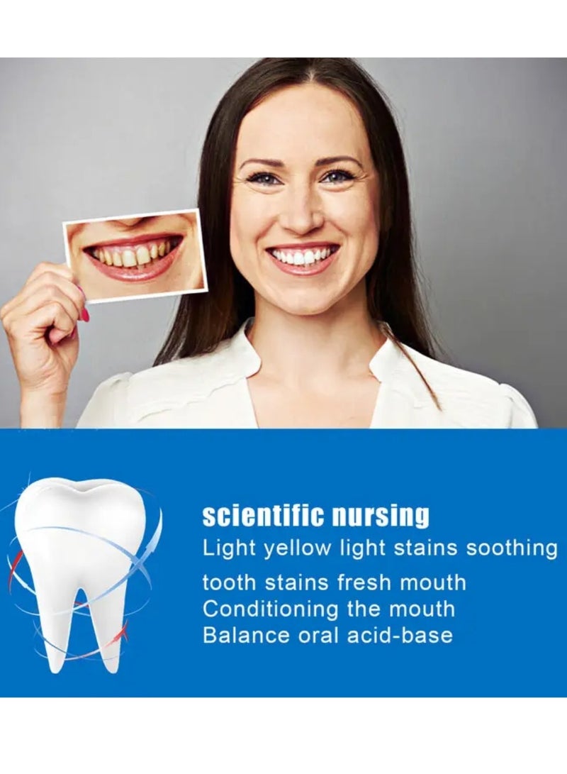 EELHOE 2 قطعة من جوهر تبييض الأسنان (10 مل × 2) يزيل بقع اللويحات تبييض الأسنان سيروم تنظيف الأسنان بياض الأسنان نظافة الفم تبييض الأسنان - Image 4