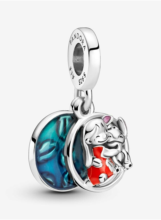 Chomel - 925 Sterling Silver Disney Lilo & Stitch Family Dangle Charm for Pandora Moments Women's Bracelet 799383C01 - Image 1