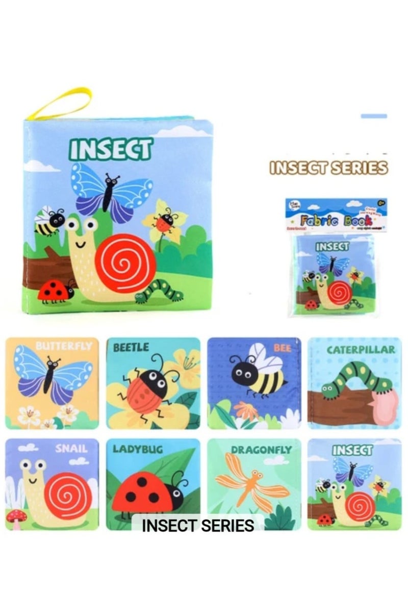 i diD Baby Interactive Educational Books Toys Nontoxic Fabric Soft Cloth Books Waterproof Baby Books for Infant Toddler Kids Learning (4 PCS) Group B - Image 5