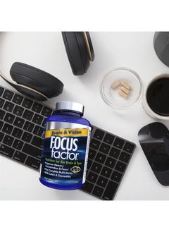 Focus Factor Brain and Vision-Eye Vitamin and Mineral Supplement w/Lutein and Zeaxanthin, 120 Count  - Image 4