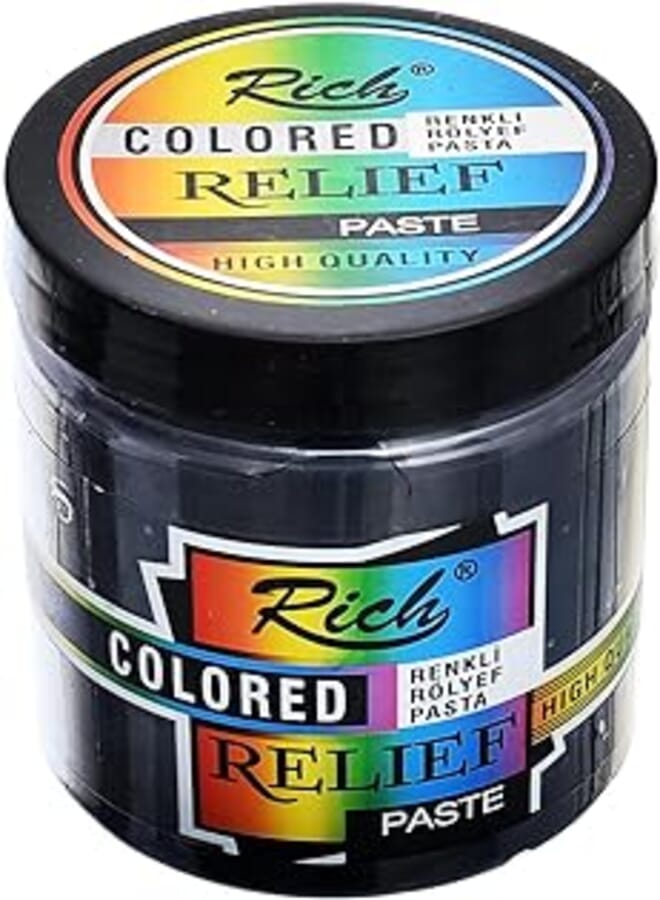 Rich NO:10169 Colored Relief Paste 250ML Designed To Catch The Eye And Leave A Lasting Impression - Blue