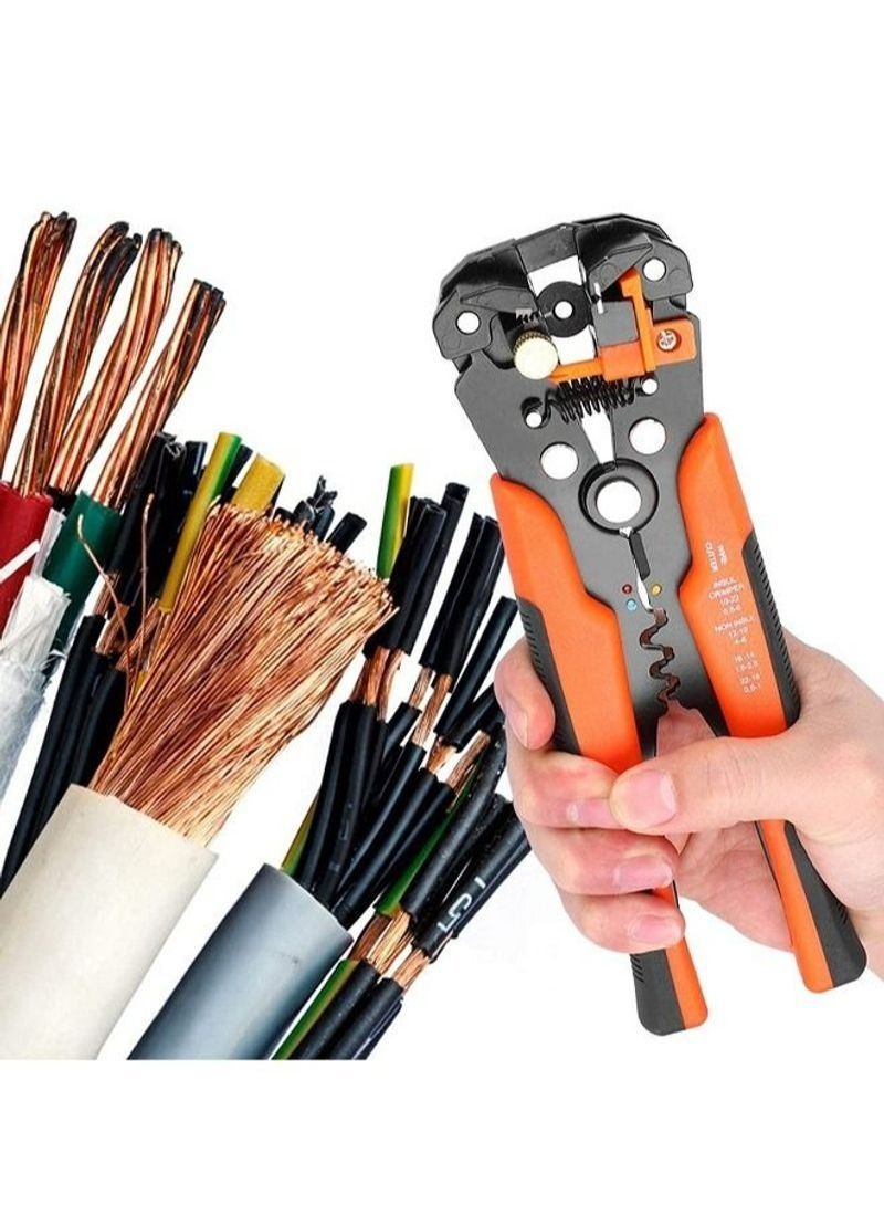 NIBEMINENT Self adjusting 8  Automatic Wire Stripper Cutting Pliers Tool for Wire Stripping   Cutting - Image 2