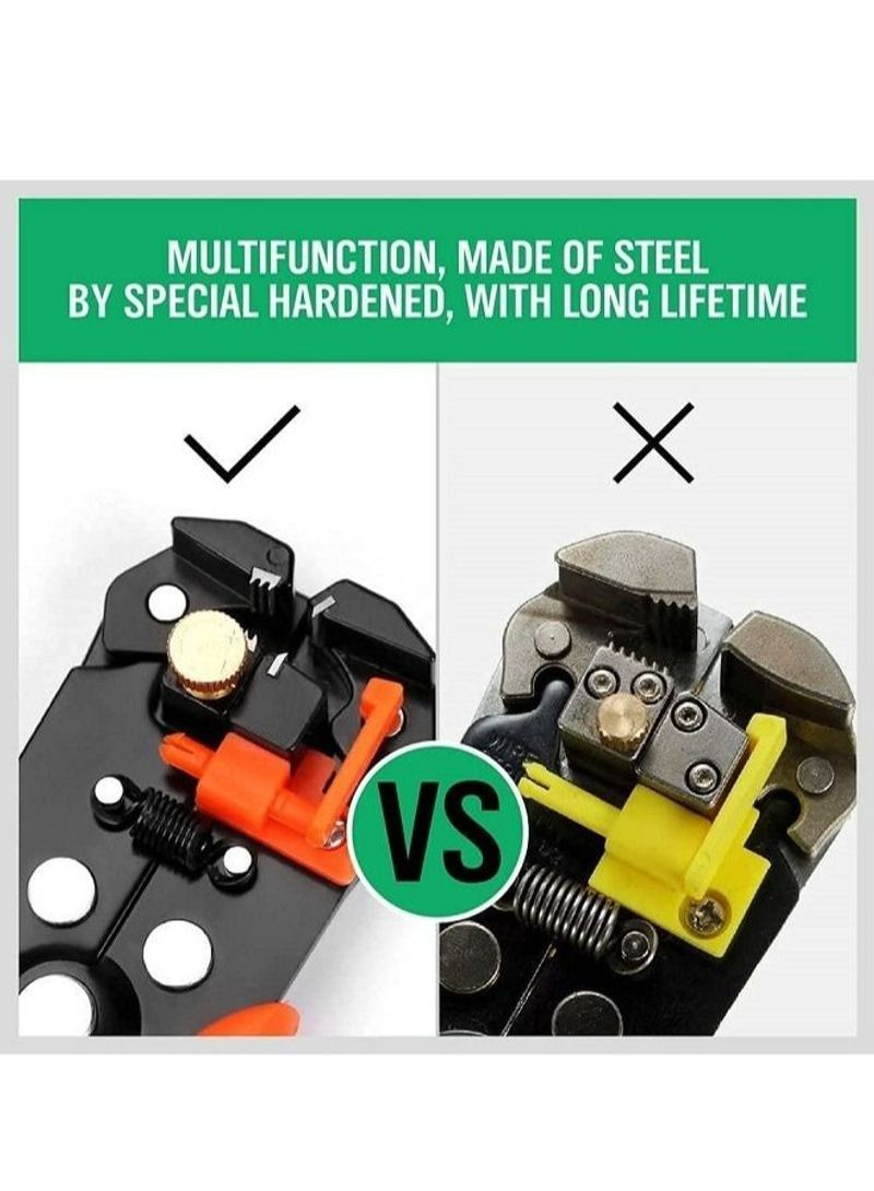 NIBEMINENT Self adjusting 8  Automatic Wire Stripper Cutting Pliers Tool for Wire Stripping   Cutting - Image 4