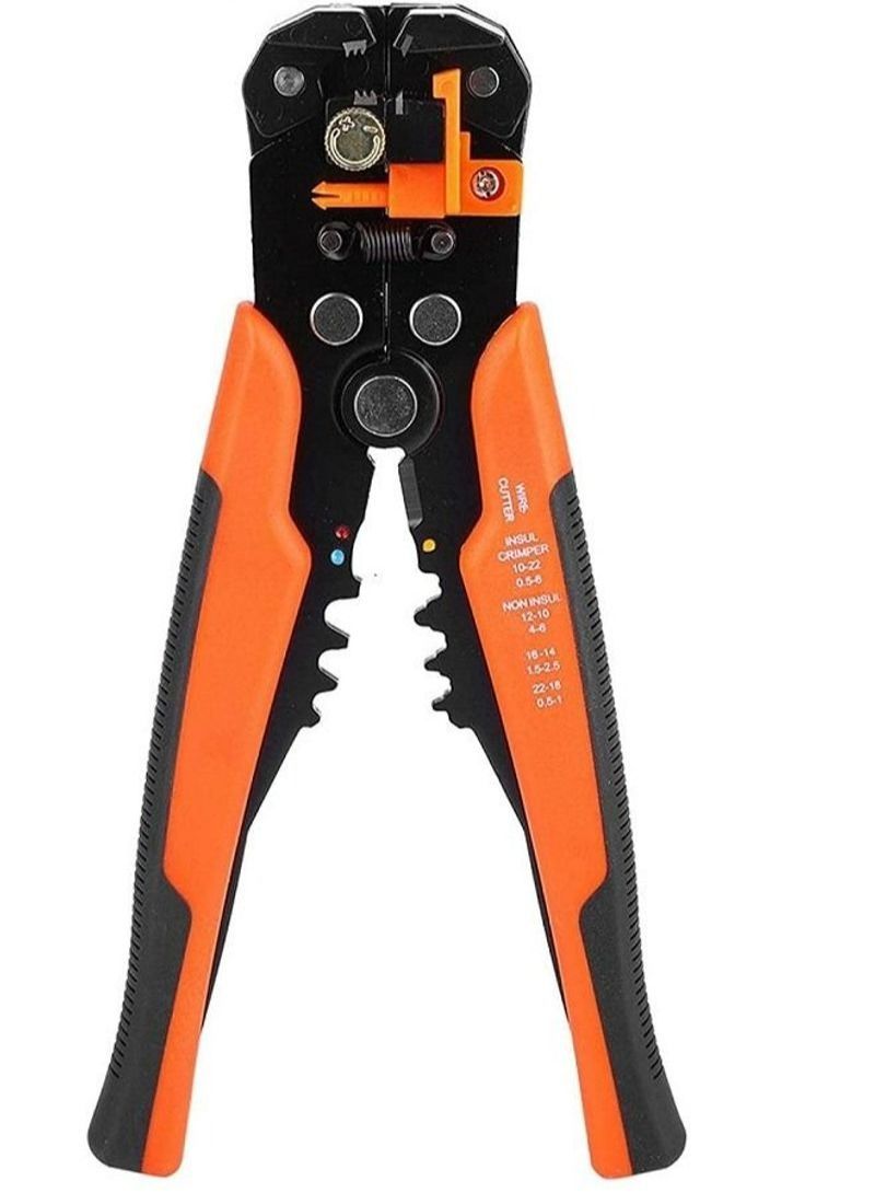 NIBEMINENT Self adjusting 8  Automatic Wire Stripper Cutting Pliers Tool for Wire Stripping   Cutting - Image 1