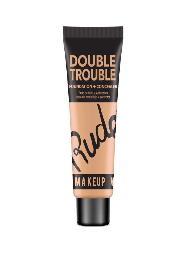 Rude Cosmetics Double Trouble Foundation + Concealer - Nude 10 - Image 2
