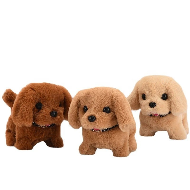 Y&D Cute Funny Kids Animal Electric Plush Toys – Walking & Barking Interactive Electronic Dog Plush Toy for Boys and Girls - Image 5
