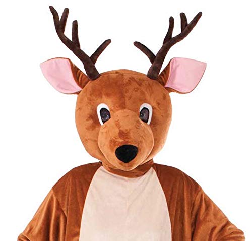 Rubies زي شخصية الرنة من روبيز للبالغين، مقاس موحد للجنسين بني - Image 2