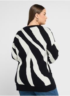 Vero Moda Curve V Neck Knitted Sweater  - Image 2