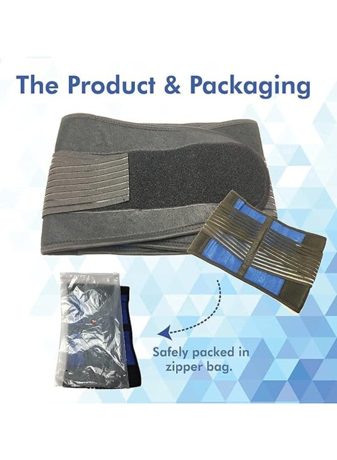 جودز فور لايف - حزام مشد للخصر للرجال والنساء - حزام شد الخصر الرياضي القابل للتمدد لنحت الجسم، يعزز قوة العضلات ويساعد في فقدان الوزن - Image 3