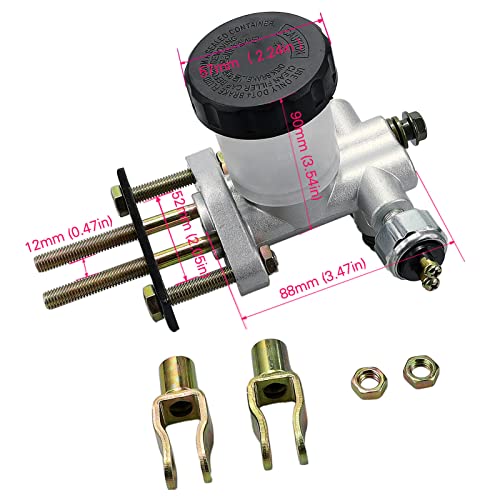 SOLLON Go Kart Hydraulic Brake Master Cylinder Replacement for 90cc 110cc 125cc 150cc 200cc 250cc Go Kart Buggy Sunl BMS Kandi Roketa Kazuma Kinroad TaoTao Twister ATV - Image 5