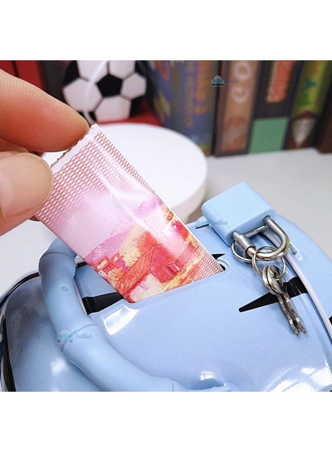 FunBlast Tiger Coin Box for Kids with Lock and Key - Cartoon Toy Money Bank for Kids Piggy Saving Box for Girls, Boys, Birthday Return Gift for Children (Pack of 3 Pcs, Multicolor) - Image 5