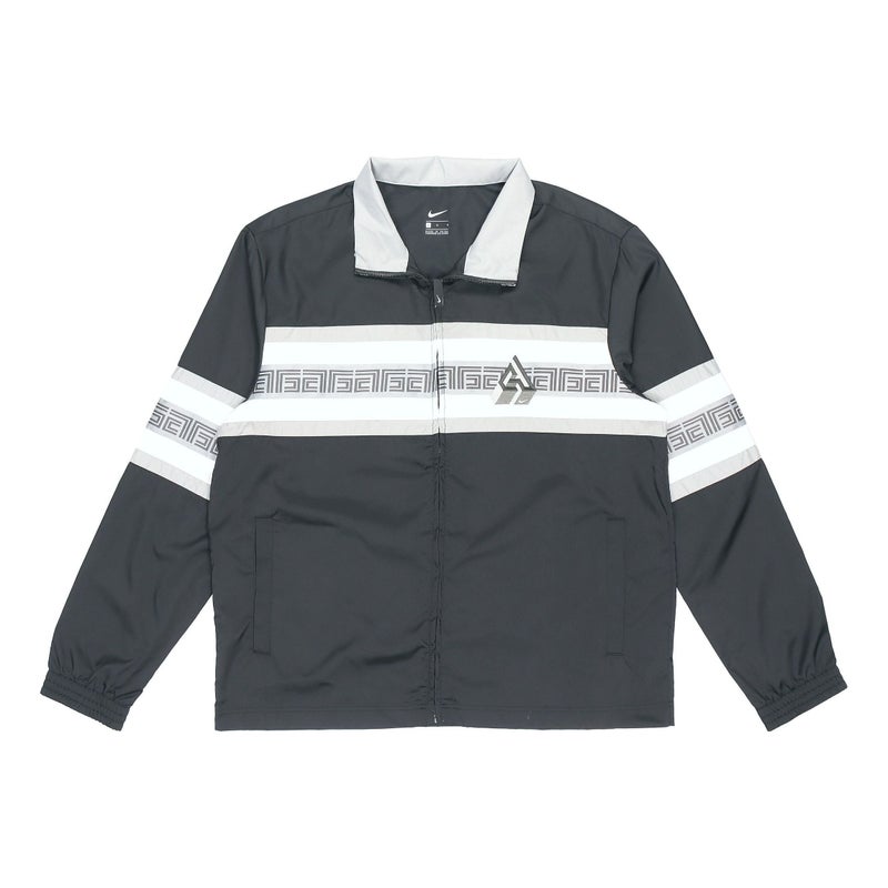 Nike Giannis Alphabet Zipper Long Sleeves Jacket 'Black' - Image 1