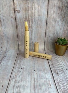Sanowak Miswak Toothbrush Holder – Natural Wooden Handle with FREE Premium Vacuum-Sealed Siwak Stick – Eco-Friendly & Reusable Oral Care Tool for Fresh Breath & Healthy Gums  - Image 2