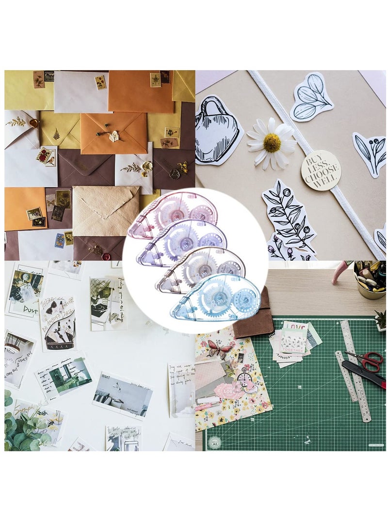 SYOSI Double Sided Tape Roller, Scrapbooking Tape, Permanent Adhesive Dots Tape Dispenser Runner for Crafts and Arts Projects, Photo-Safe(8 Pack) - Image 5