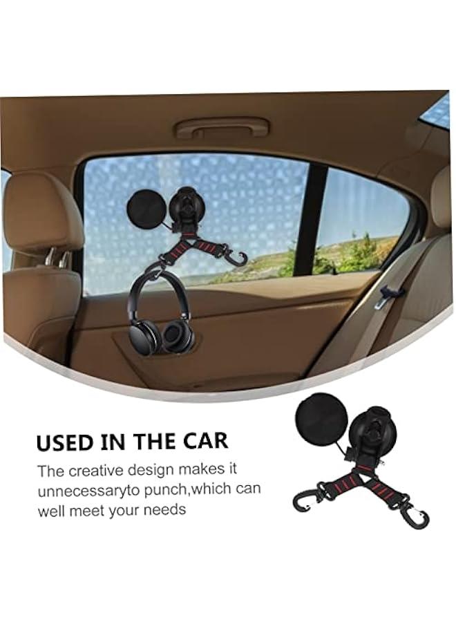 1pc Tent Suction Cup Camping Side Anchor Double Suction Anchors Car Hook for Purse Outdoor Teepee