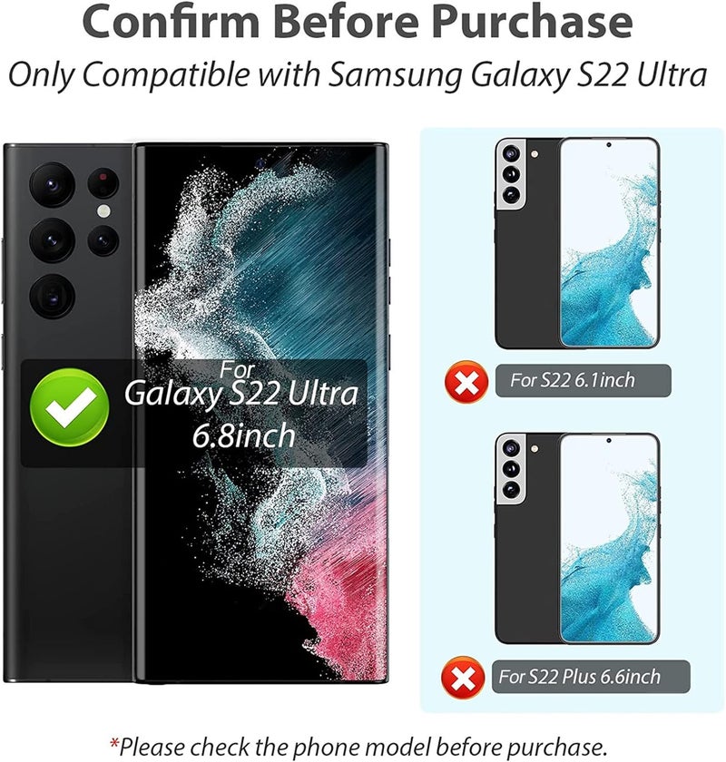 UltiUnison غطاء هاتف سيليكون لـ Samsung Galaxy S22 Ultra، غطاء هاتف ناعم ورقيق من السيليكون مع بطانة من الألياف الدقيقة، غطاء هاتف مقاوم للصدمات لـ Samsung Galaxy S22 Ultra (وردي) - Image 2