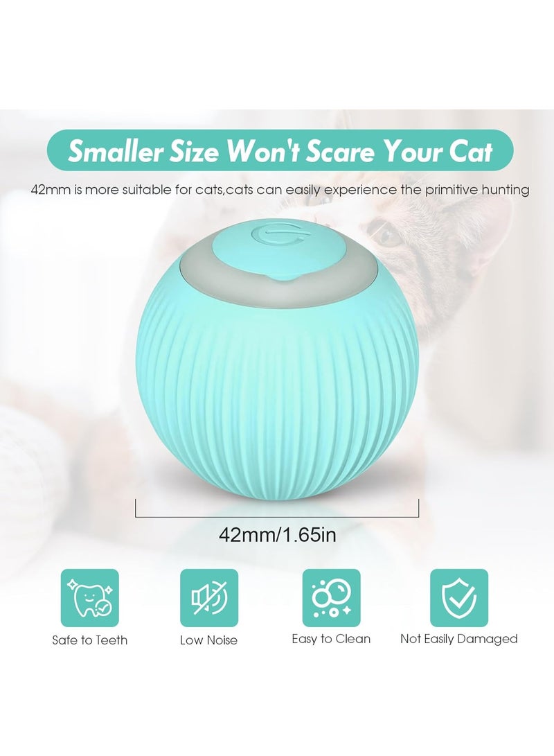 ليد كرة القطط المضيئة - قم بتحويل وقت اللعب الداخلي لقططك باستخدام هذه اللعبة التفاعلية الكهربائية، والتي توفر دورانًا تلقائيًا بزاوية 360 درجة وراحة إعادة الشحن عبر USB للحصول على متعة لا نهاية لها. - Image 3