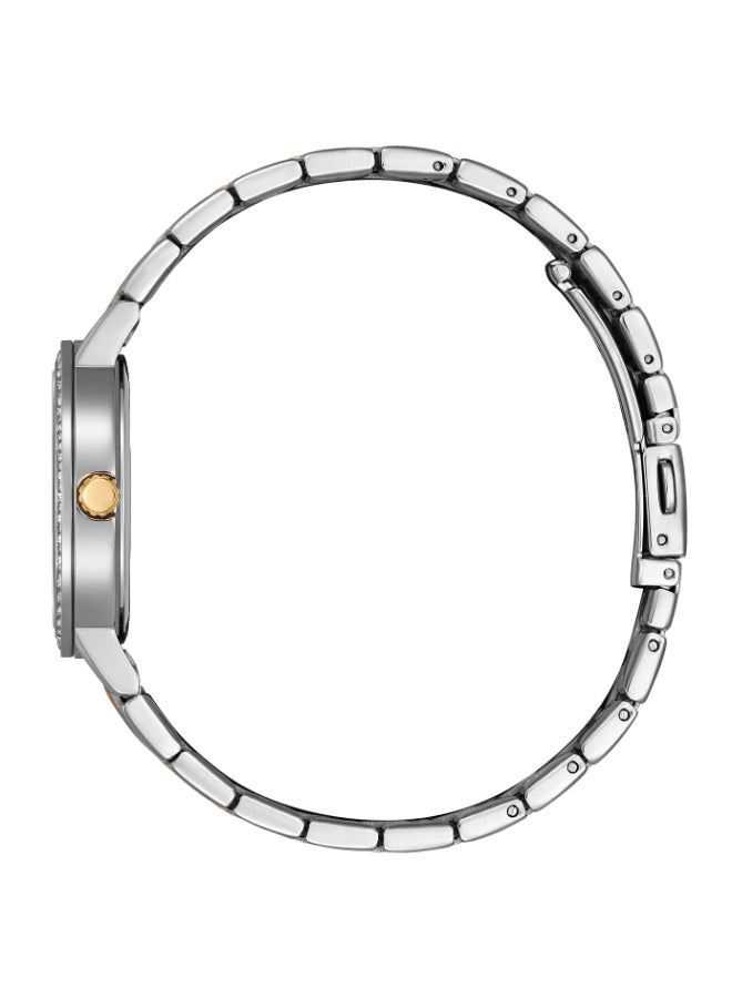 CITIZEN Women's Stainless Steel with Two-Tone Gold Plating Analog Watch EL3106-59D - 31 mm - Image 2