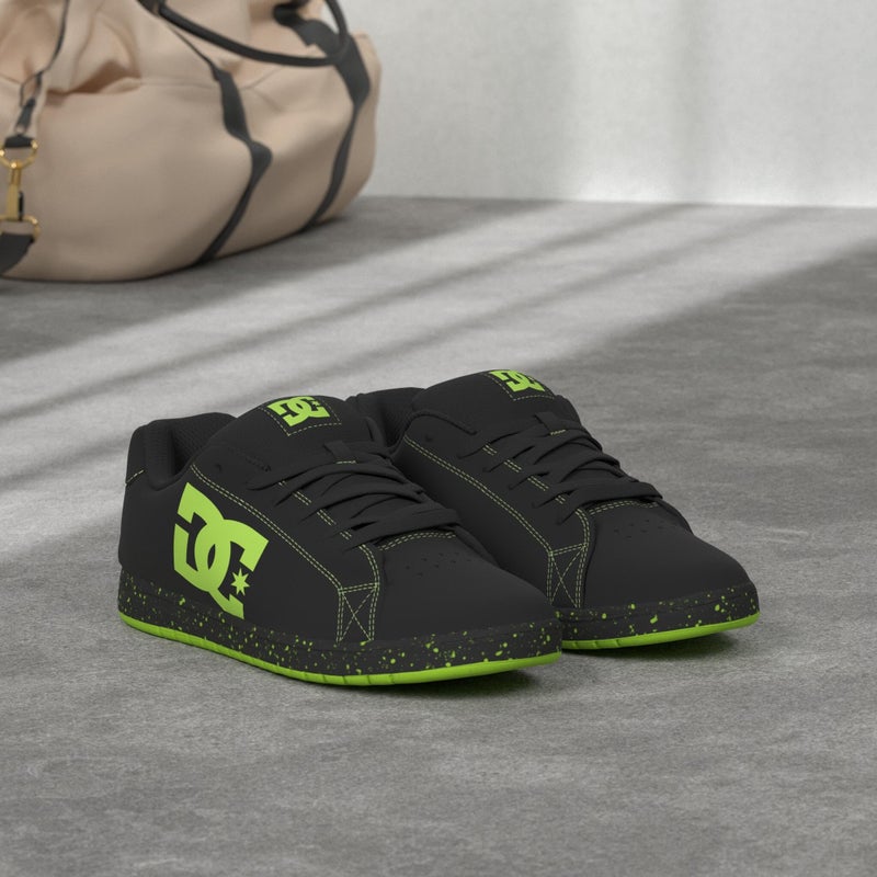 DC Shoes Gaveler- Black/Lime Green- 9.5 - Image 2