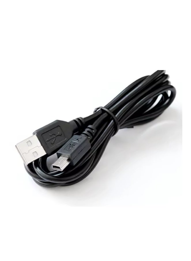 FUJISHKA Black USB 2.0 A to Mini-B 5 Pin Cable (80cm) for External HDDs, Cameras, and Card Readers - Image 2