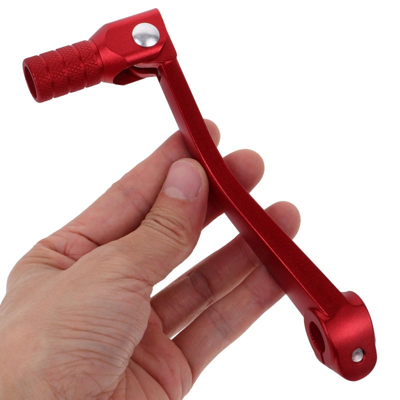 Red CNC Foldable Gear Shifter Lever Motorcycle Accessory Compatible with CRF 110 and Off Road Dirt Bikes - Image 5
