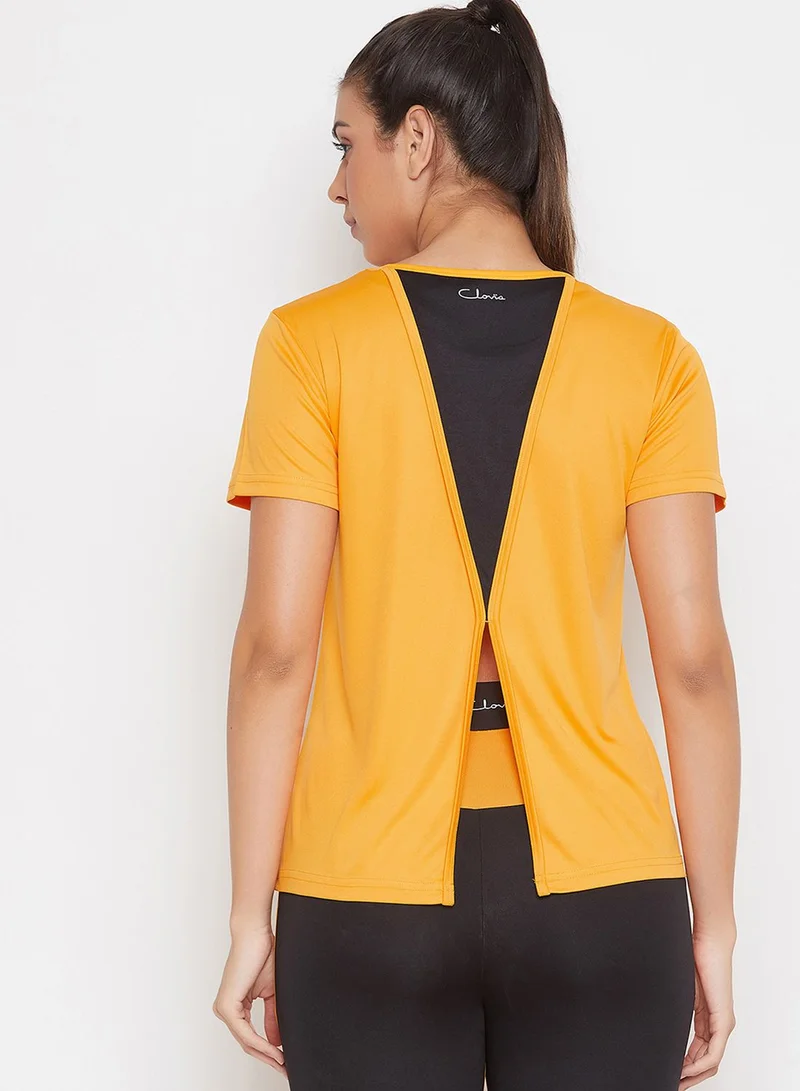 Clovia Comfort Fit Active T-shirt