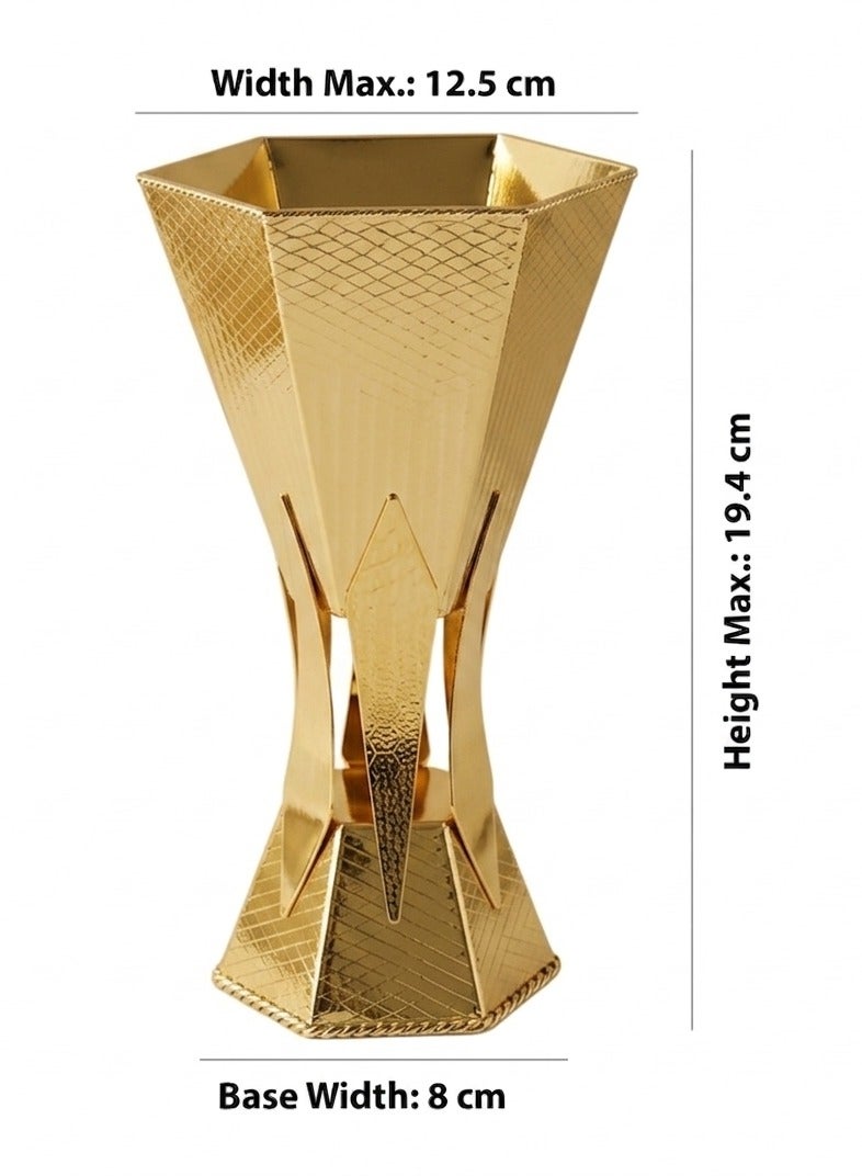 Luxury Geometric Hourglass Incense Burner for Bakhoor and Oud - LC-604S - Image 3