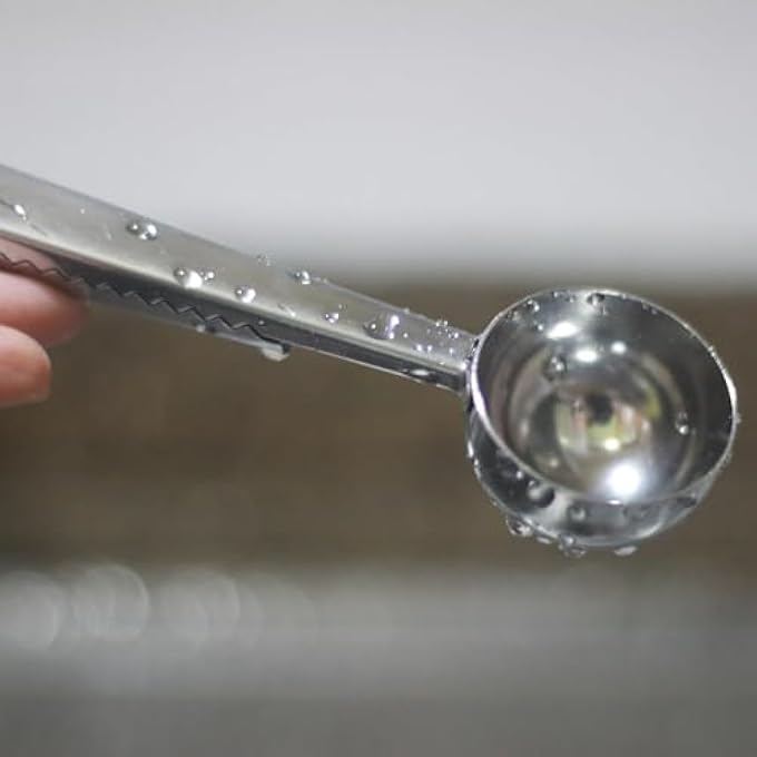 ريحني كيس مغرفة قهوة من الفولاذ المقاوم للصدأ 2In1 مشبك قياس ملعقة حبوب القهوة مسحوق شاي EasyToClean حقيبة أدوات قهوة 2 قطعتان - Image 5