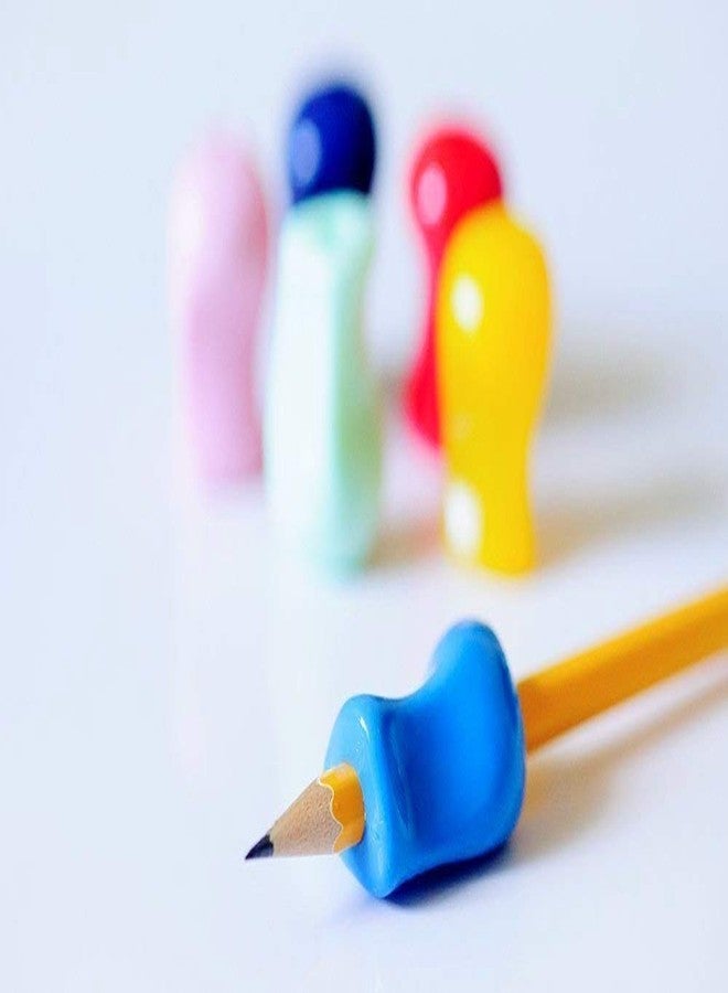Cute critters 5 PCS Pencil Grips, Handwriting Posture Aids for Beginners - Image 5