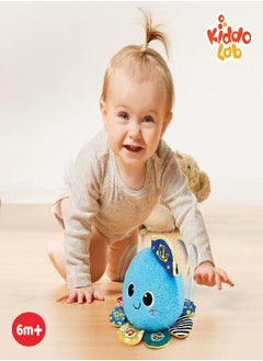 KiddoLab Octopus Plush Animal Toy - Educational Cute Plushies for Learning ABC, Numbers, Nursery Rhymes - Octopus Plush Sensory Toy for Babies 6 Months & Above - pzsku/Z12BF5A60CF921CB619A0Z/45/_/1686916098/4994a77f-be80-473b-a161-8728294c351c