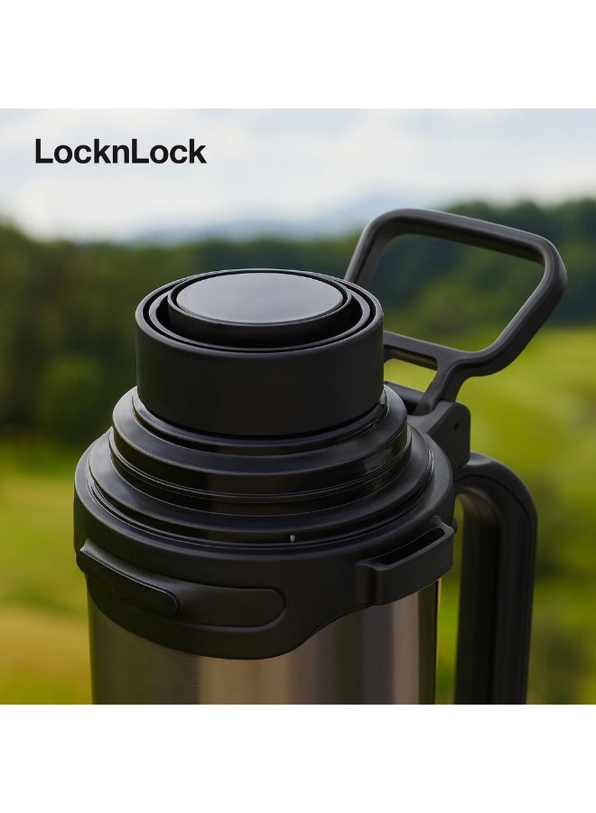 لوك آند لوك ✨ ترمس لوك آند لوك للرحلات – سعة 1.8 لتر | مصنوع من الستانلس ستيل من الداخل – متانة عالية وحفظ حرارة طويل المدى 🔥☕ - Image 2