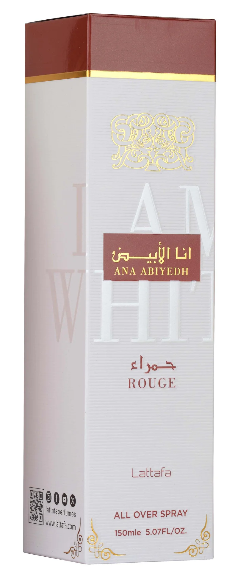 Lattafa  ana abiyedh rouge edp for Women | Best Price UAE