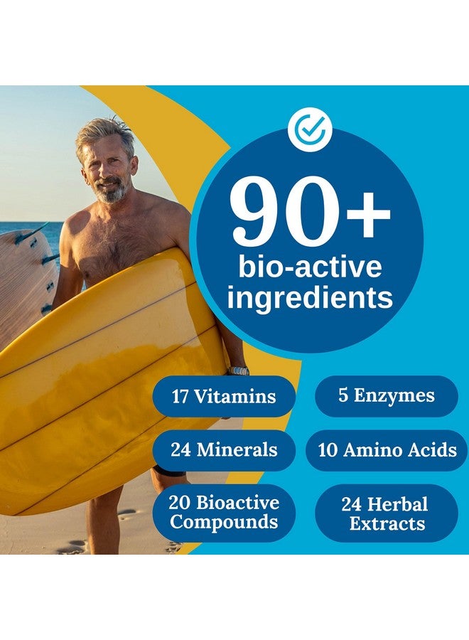 xtendlife Xtendlife Total Balance Men's Premium Extra Strength Daily Multivitamin & Mineral - 90+ Nutrients for Complete Immune, Heart, Digestive, and Cellular Health - 30 Day Supply - Image 3