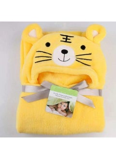 Brandonn Baby'S Tiger And Angry Bird Design Hooded Wrapper Cum Towel ( Yellow And Red )Pack Of 2  - Image 3