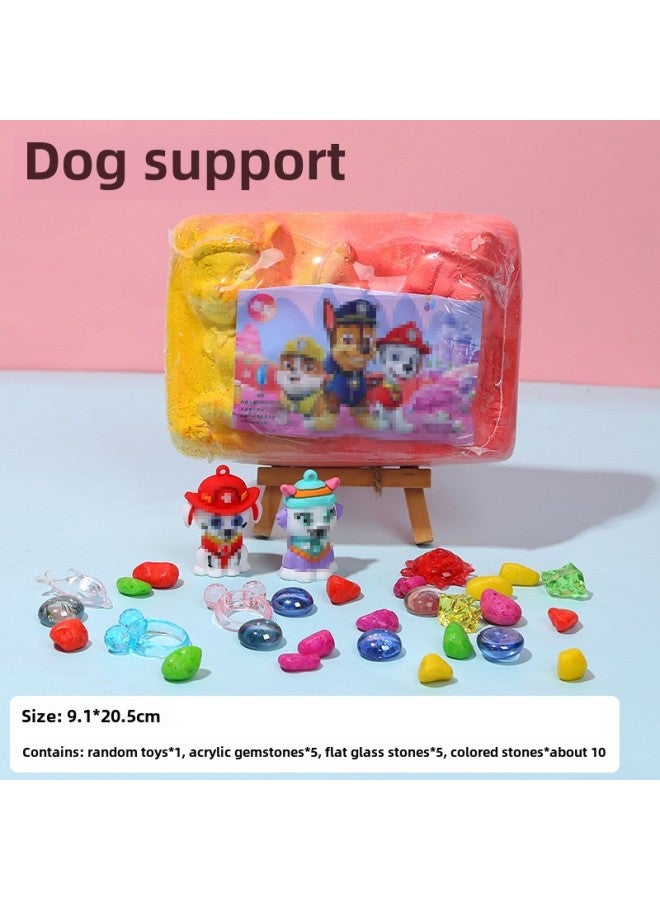 Crystal Bracelet Archaeological Toys Digging Princess Jewelry Color Stone Night Market Stall Hands-on Brain Toy Wholesale-Color:Dog Rescue (excluding Tools)  - Image 1